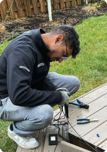 Repair and Fixing garden lights