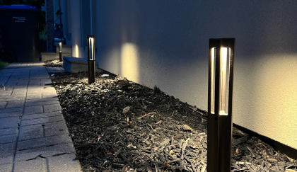 BD Lighting outdoor lighting and landscape lighting installation for a residential path and walkway in Burlington